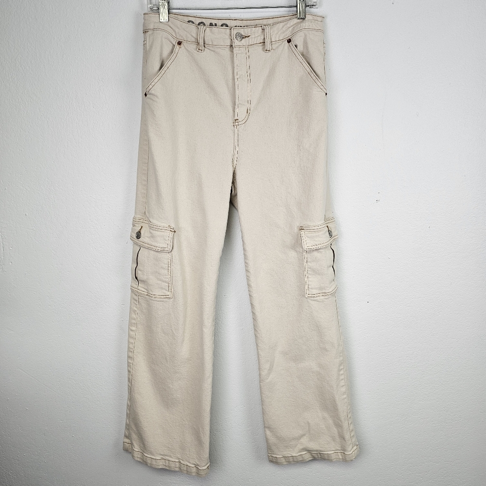Jeans Boyfriend High Rise Cargo 90s Jrs 13 /31 Streetwear Y2K Urban By SONG